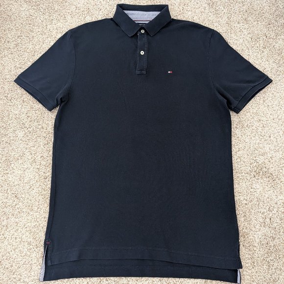 Tommy Hilfiger Men's Classic Fit Polo - Color Navy - Size M - Picture 3 of 3